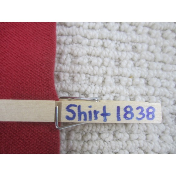 Champs Sports Polo Mens Medium Red Blue Casual Short Sleeve Cotton Collared - Picture 9 of 9